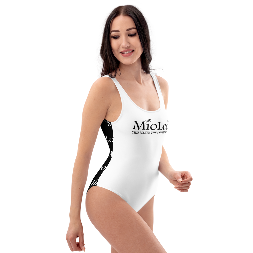 Women´s Two-Color-Piece Swimsuit White-Line No.202 "unlimited" by MioLeo