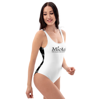 Women´s Two-Color-Piece Swimsuit White-Line No.202 "unlimited" by MioLeo