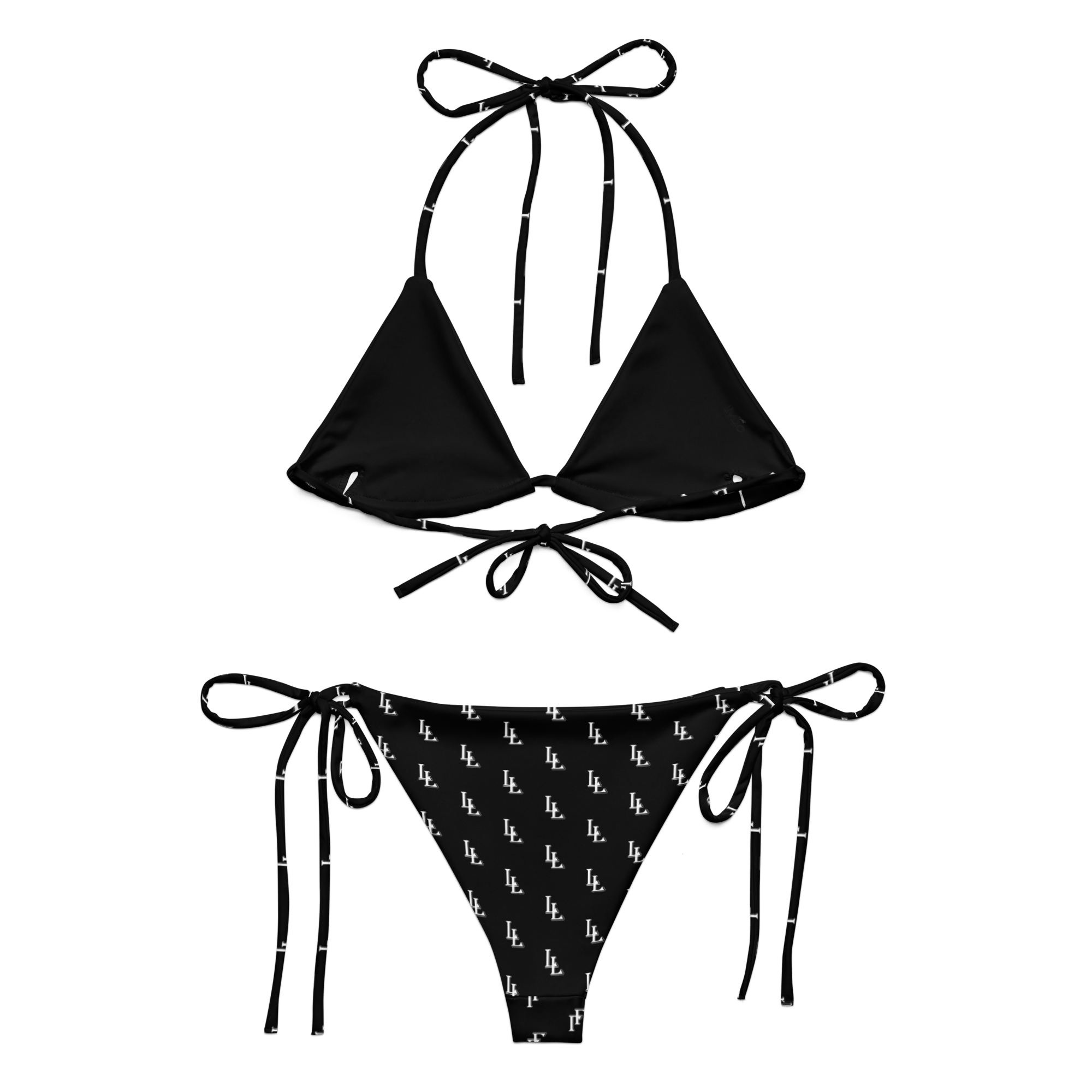 Women´s String Bikini Black-Line No.086 "1 of 2K" by Léon LeRef