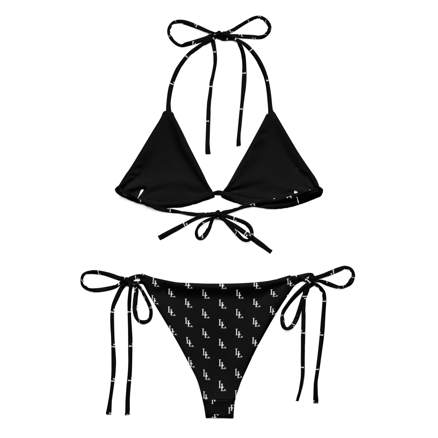 Women´s String Bikini Black-Line No.086 "1 of 2K" by Léon LeRef