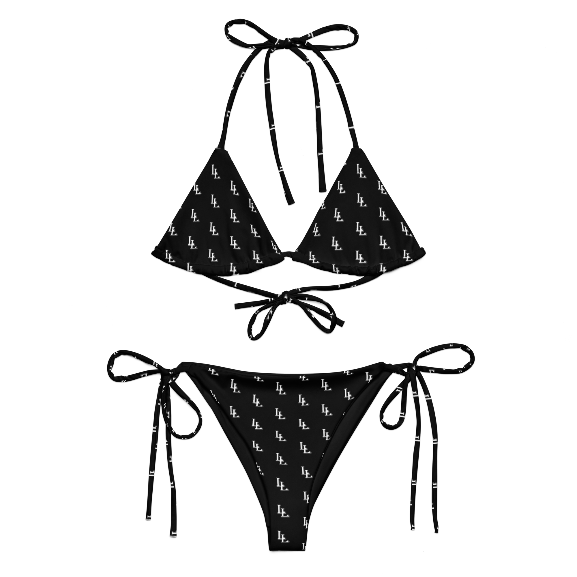 Women´s String Bikini Black-Line No.086 "1 of 2K" by Léon LeRef