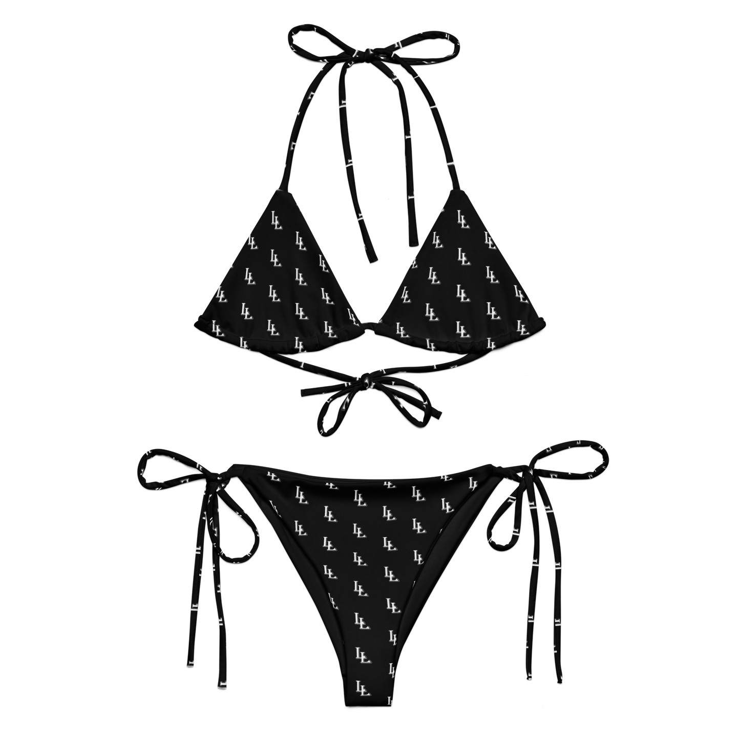 Women´s String Bikini Black-Line No.086 "1 of 2K" by Léon LeRef