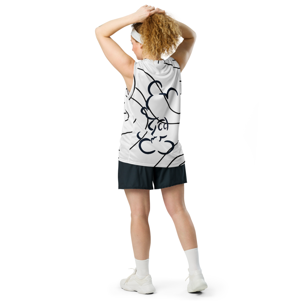 Recyceltes Unisex-Basketballtrikot Sport-Line Nr. 199 „1 of 5K“ von MioLeo