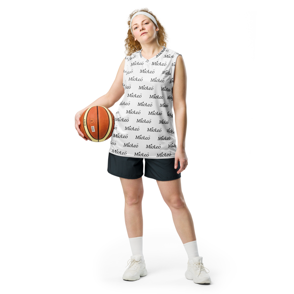 Women´s Basketball Jersey White-Line No.202 "1 of 1K" by MioLeo