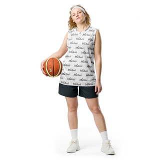 Women´s Basketball Jersey White-Line No.202 "1 of 1K" by MioLeo