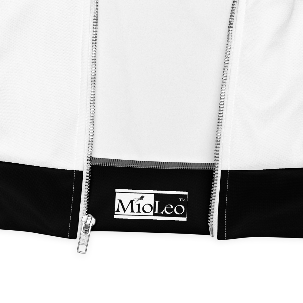 Unisex Bomber Jacket White-Line No.147 "1 of 1K" by MioLeo