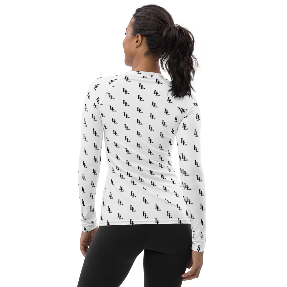 Women`s Rash Guard Black-Line No.085 "1 of 1K Master-Exclusive" by Léon LeRef