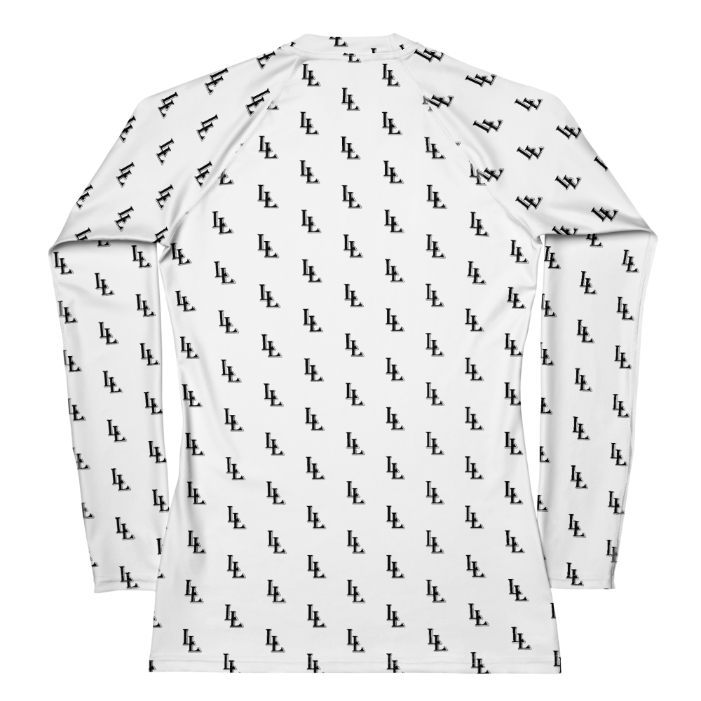 Women`s Rash Guard Black-Line No.085 "1 of 1K Master-Exclusive" by Léon LeRef
