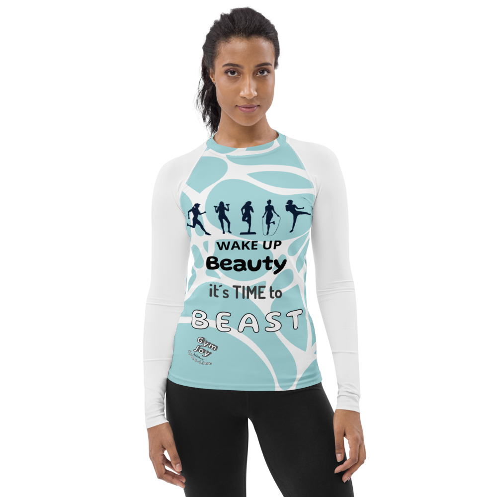 Women's Rash Guard Sport-Line No.176 "1 of 5K" by MioLeo