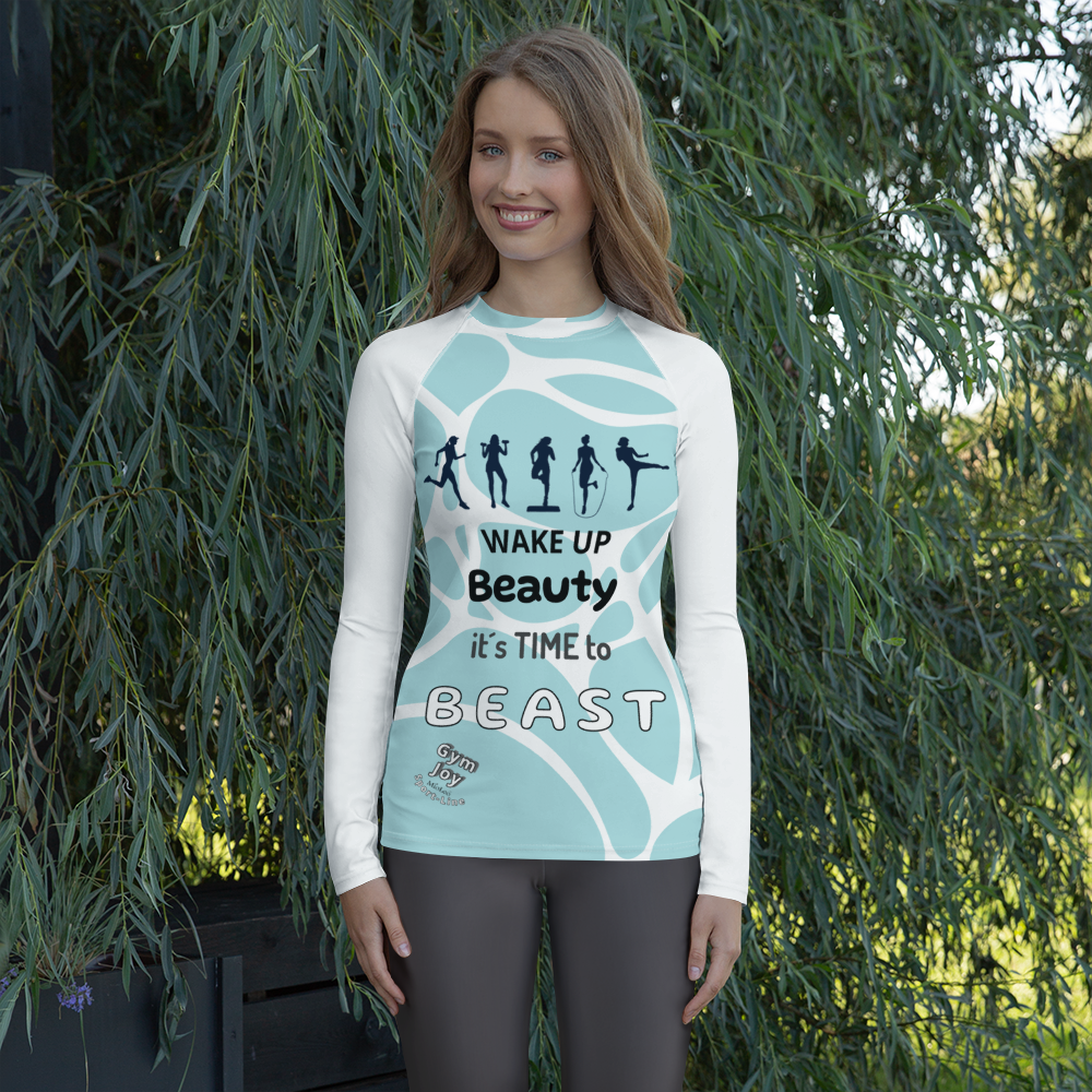 Women's Rash Guard Sport-Line No.176 "1 of 5K" by MioLeo