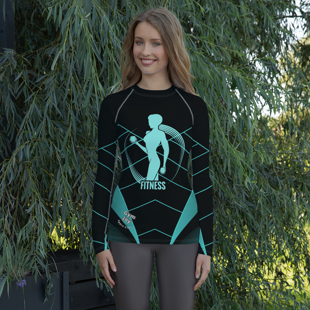 Women's Rash Guard Sport-Line No.114 "1 of 5K" by MioLeo