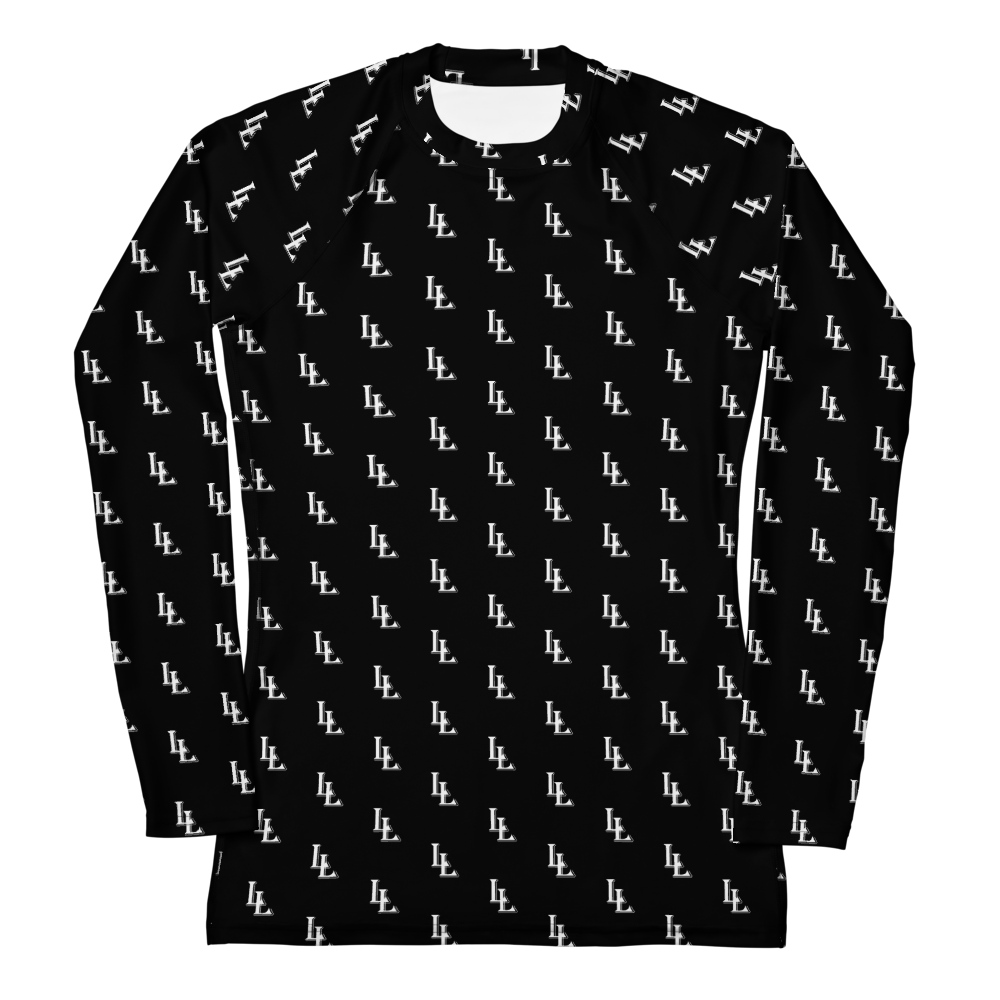 Women`s Rash Guard Black-Line No.086 "1 of 1K Master-Exclusive" by Léon LeRef