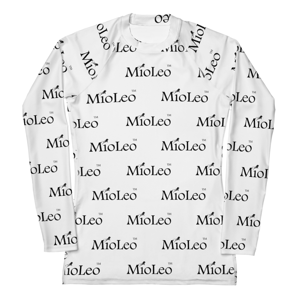 Women's Rash Guard White-Line No.202 "1 of 1K" by MioLeo