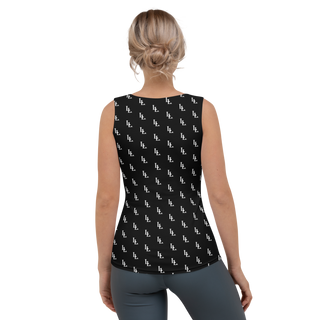 Women´s Sublimation Cut & Sew Tank Top Black-Line No.086 "1 of 1K Master-Exclusive" by Léon LeRef
