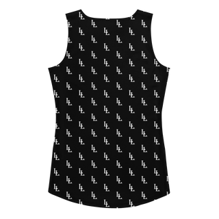 Women´s Sublimation Cut & Sew Tank Top Black-Line No.086 "1 of 2K" by Léon LeRef