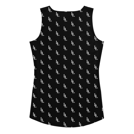 Women´s Sublimation Cut & Sew Tank Top Black-Line No.086 "1 of 2K" by Léon LeRef