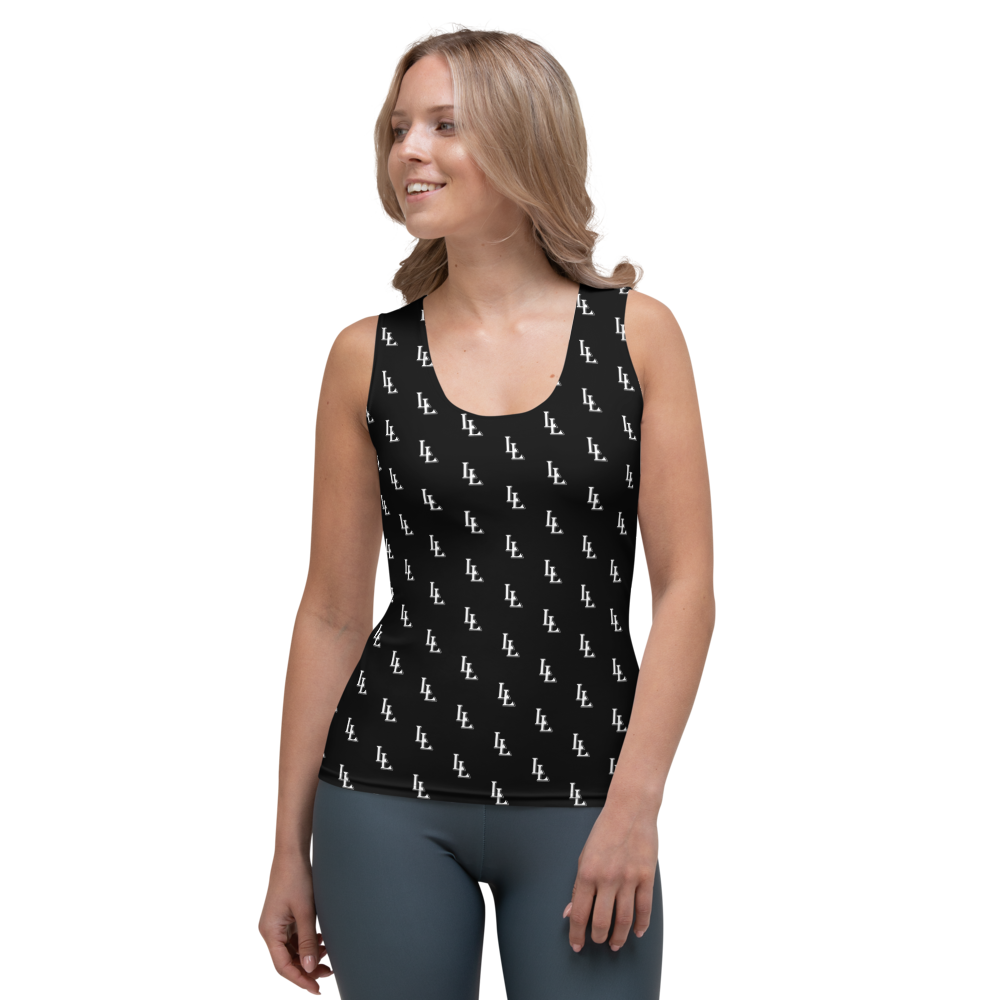 Women´s Sublimation Cut & Sew Tank Top Black-Line No.086 "1 of 1K Master-Exclusive" by Léon LeRef
