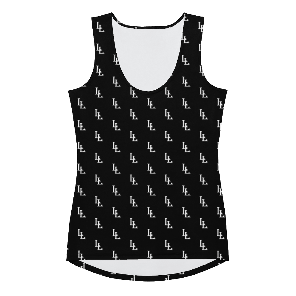 Women´s Sublimation Cut & Sew Tank Top Black-Line No.086 "1 of 2K" by Léon LeRef