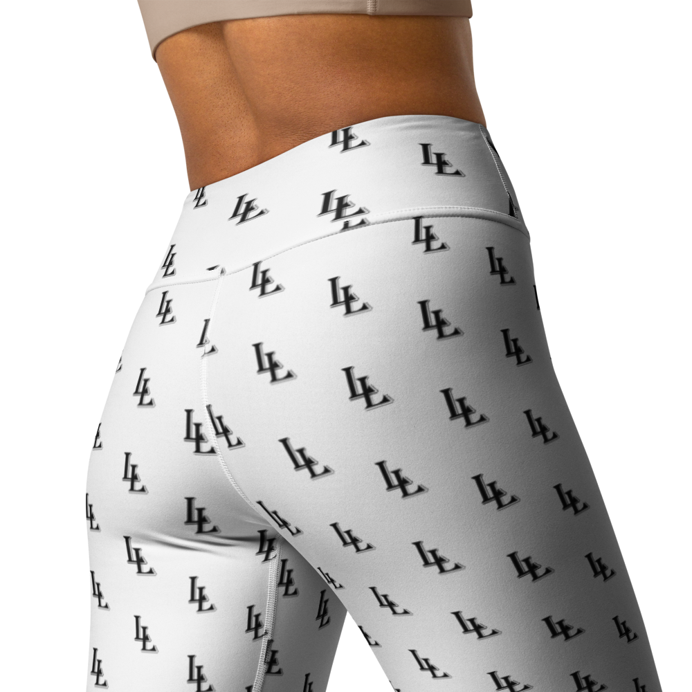 Women´s Yoga Leggings Black-Line No.085 "1 of 2K" by Léon LeRef