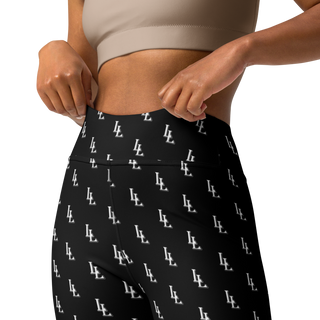 Women´s Yoga Leggings Black-Line No.086 "1 of 2K" by Léon LeRef