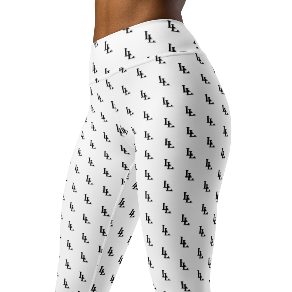 Women´s Yoga Leggings Black-Line No.085 "1 of 2K" by Léon LeRef