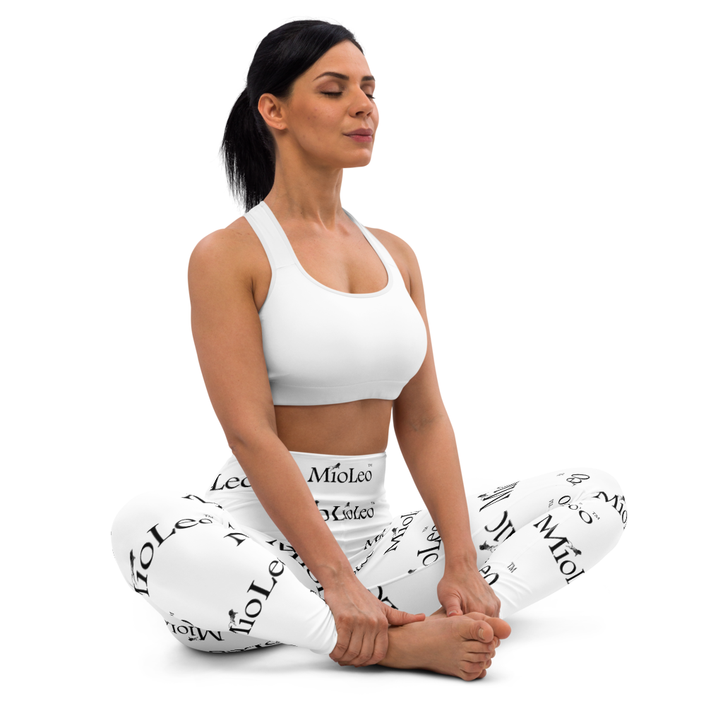 Women´s Yoga Leggings White-Line No.202 "1 of 1K" by MioLeo