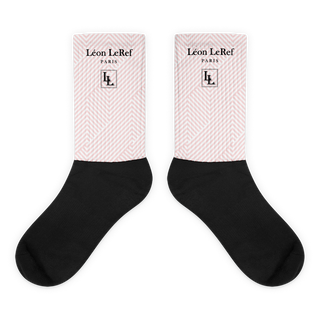 Unisex Socks - Black-Line No.045-12 "1 of 500" by Léon LeRef