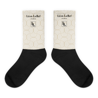 Unisex Socks - Black-Line No.045-18 "1 of 500" by Léon LeRef