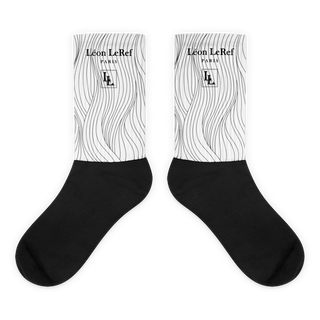 Unisex Socks - Black-Line No.045-23 "1 of 500" by Léon LeRef