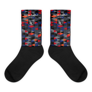 Unisex Socks - Black-Line No.045-39 "1 of 500" by Léon LeRef