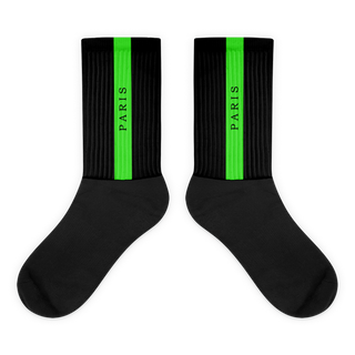 Unisex Socks - Black-Line No.07-2 "1 of 500" by Léon LeRef