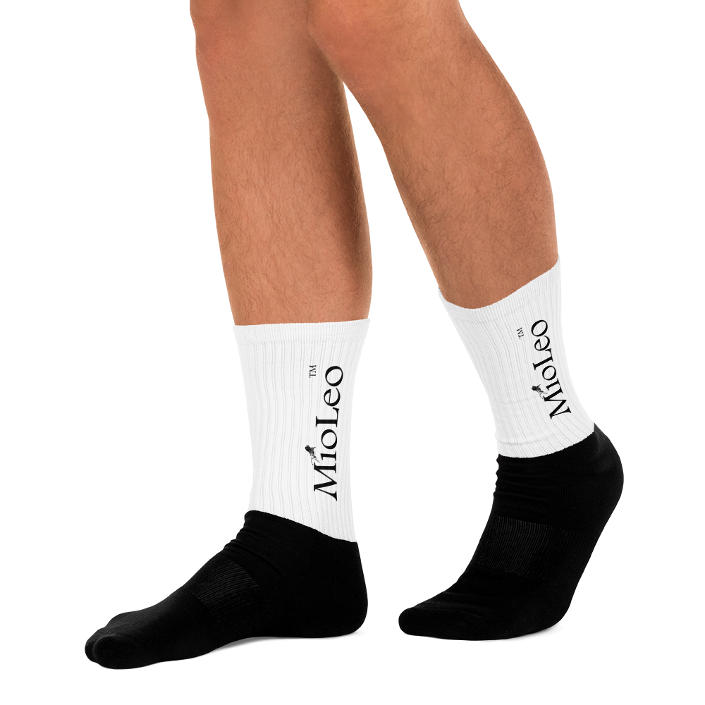 Unisex Socks - White-Line No.147 "unlimited" by MioLeo