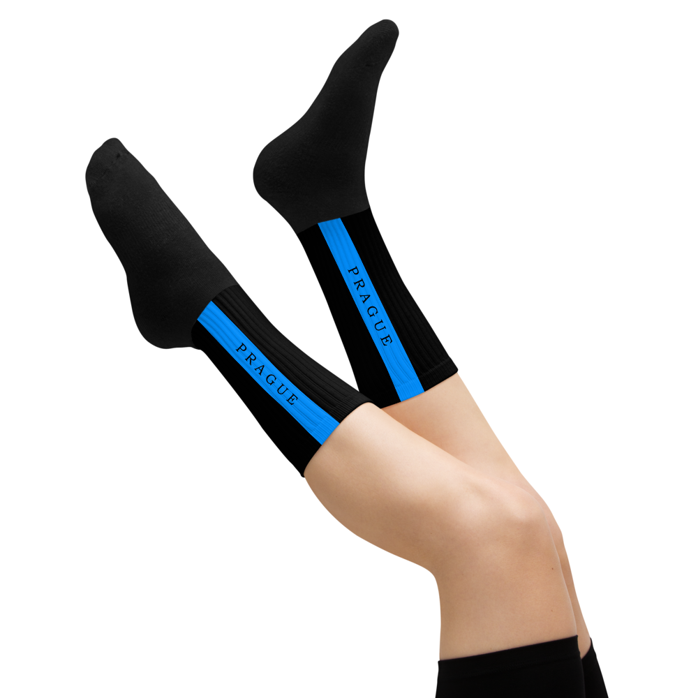Unisex Socks - Black-Line No.04-2 "1 of 500 Ultra-Exclusive" by Léon LeRef