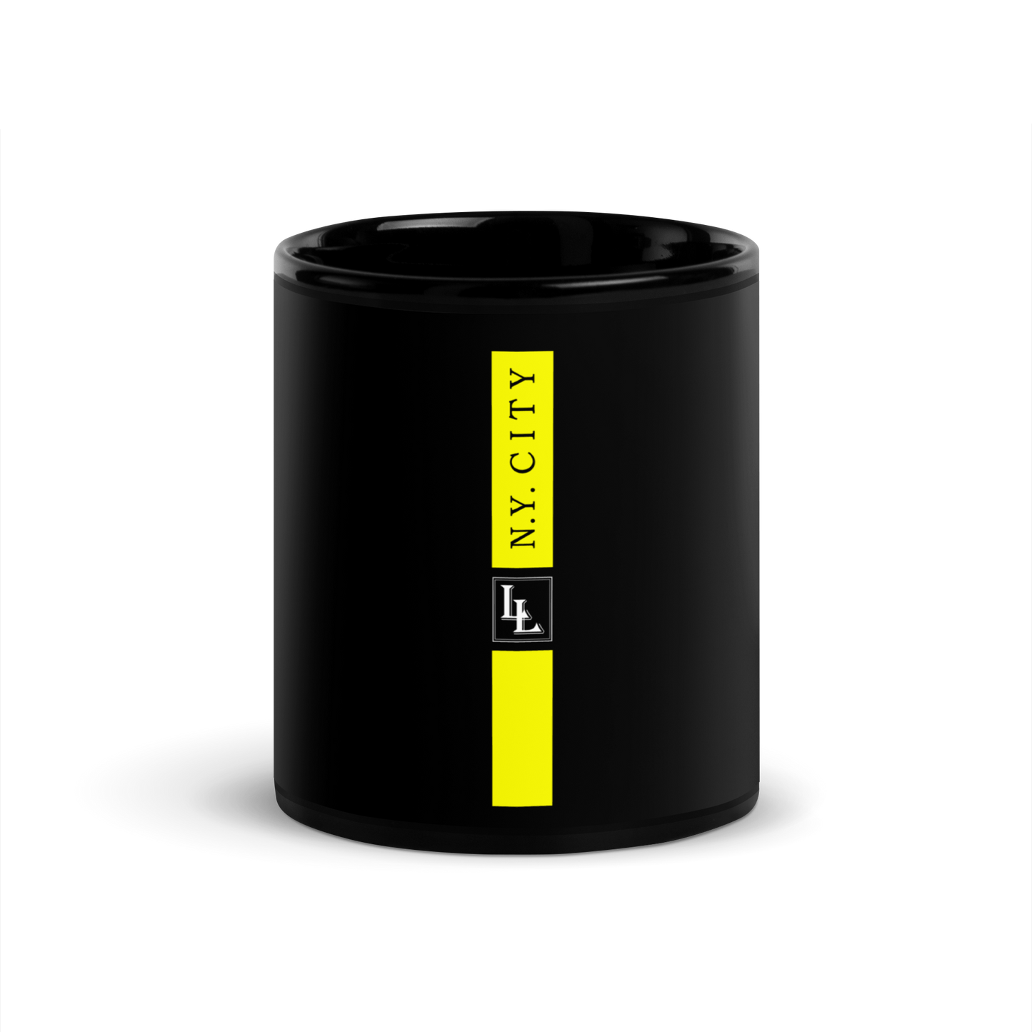 Glossy Mug Black-Line No.700 "1 of 5K" by Léon LeRef