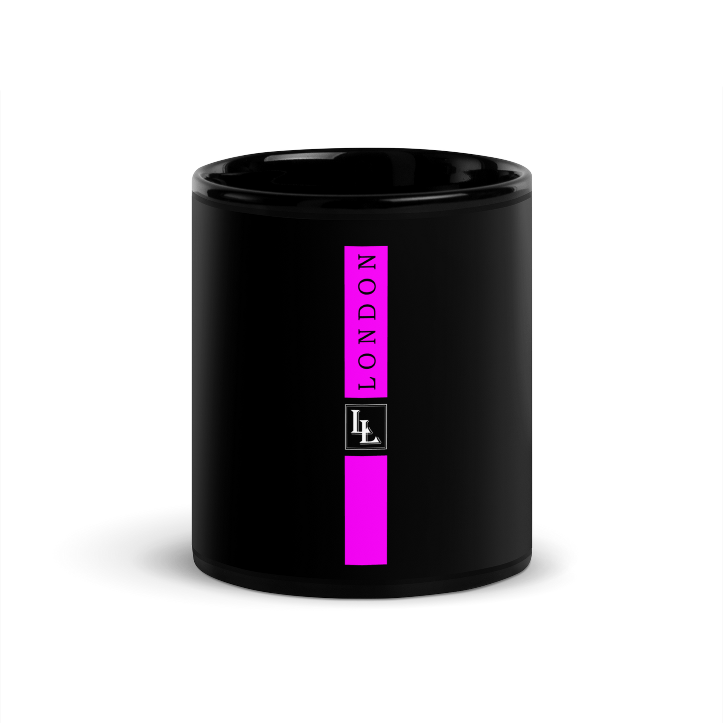 Glossy Mug Black-Line No.701 "1 of 5" by Léon LeRef