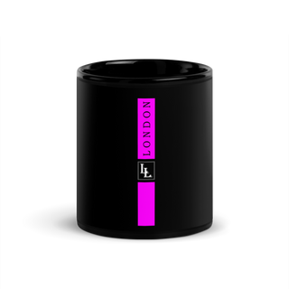 Glossy Mug Black-Line No.701 "1 of 5" by Léon LeRef