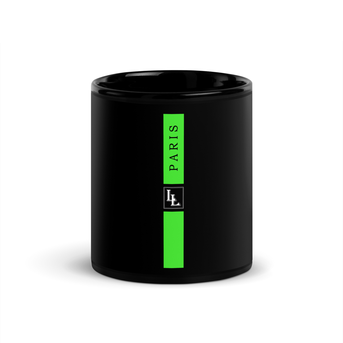 Glossy Mug Black-Line No.702 "1 of 5K" by Léon LeRef