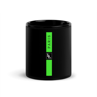 Glossy Mug Black-Line No.702 "1 of 5K" by Léon LeRef