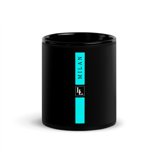 Glossy Mug Black-Line No.710 "1 of 5K" by Léon LeRef