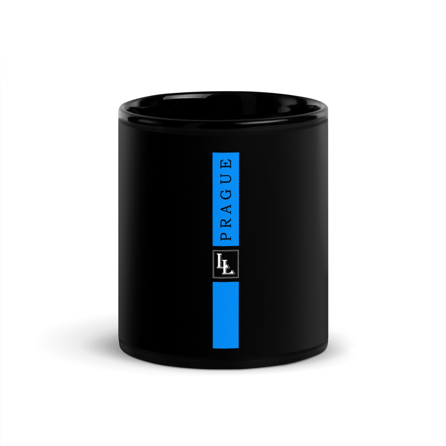 Glossy Mug Black-Line No.707 "1 of 5K" by Léon LeRef