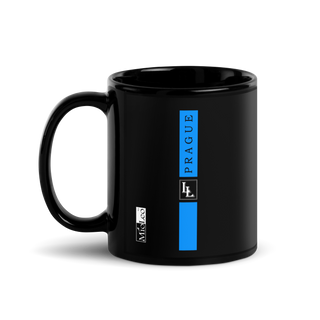 Glossy Mug Black-Line No.707 "1 of 5K" by Léon LeRef