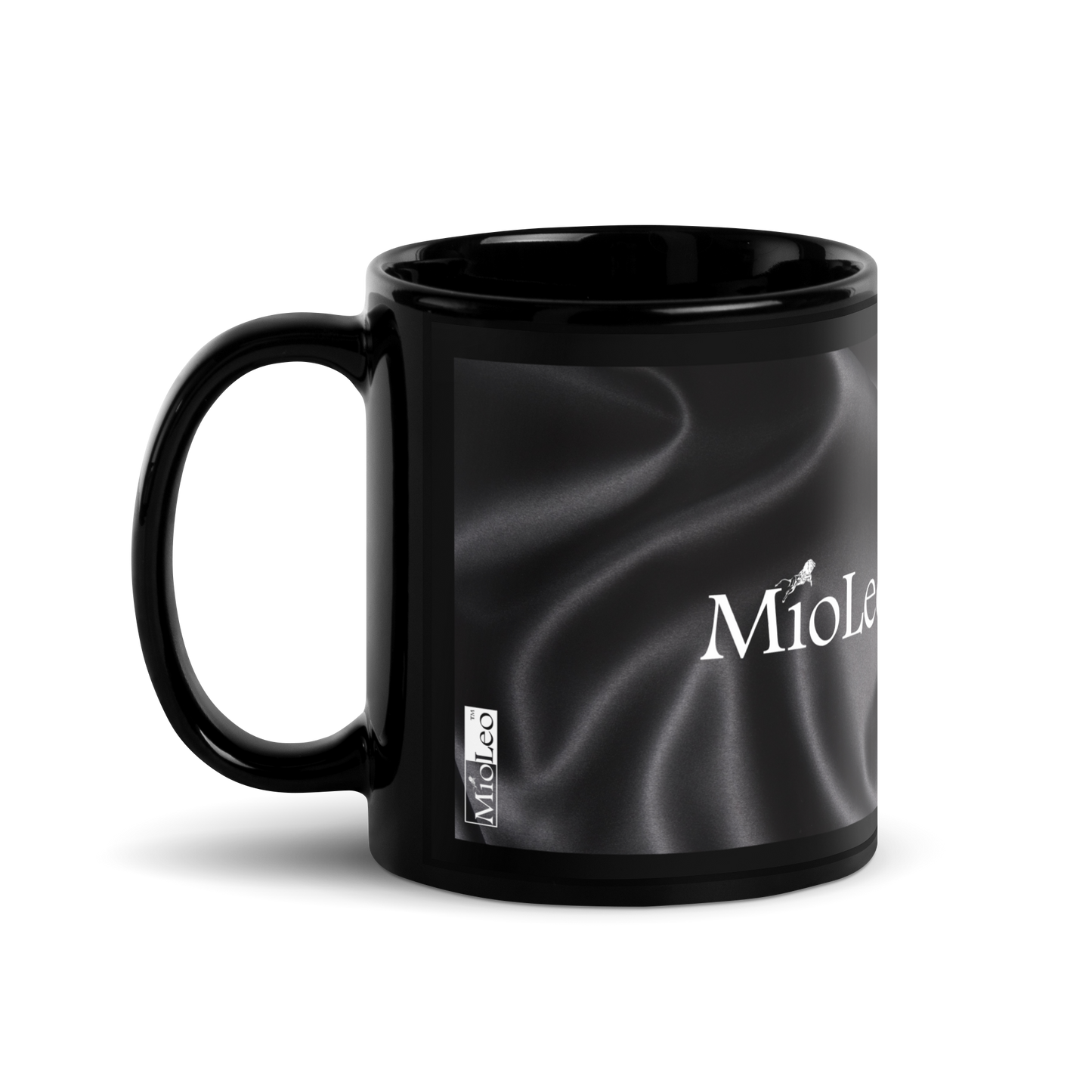 Glossy Mug White-Line No.711 "1 of 5K" by MioLeo