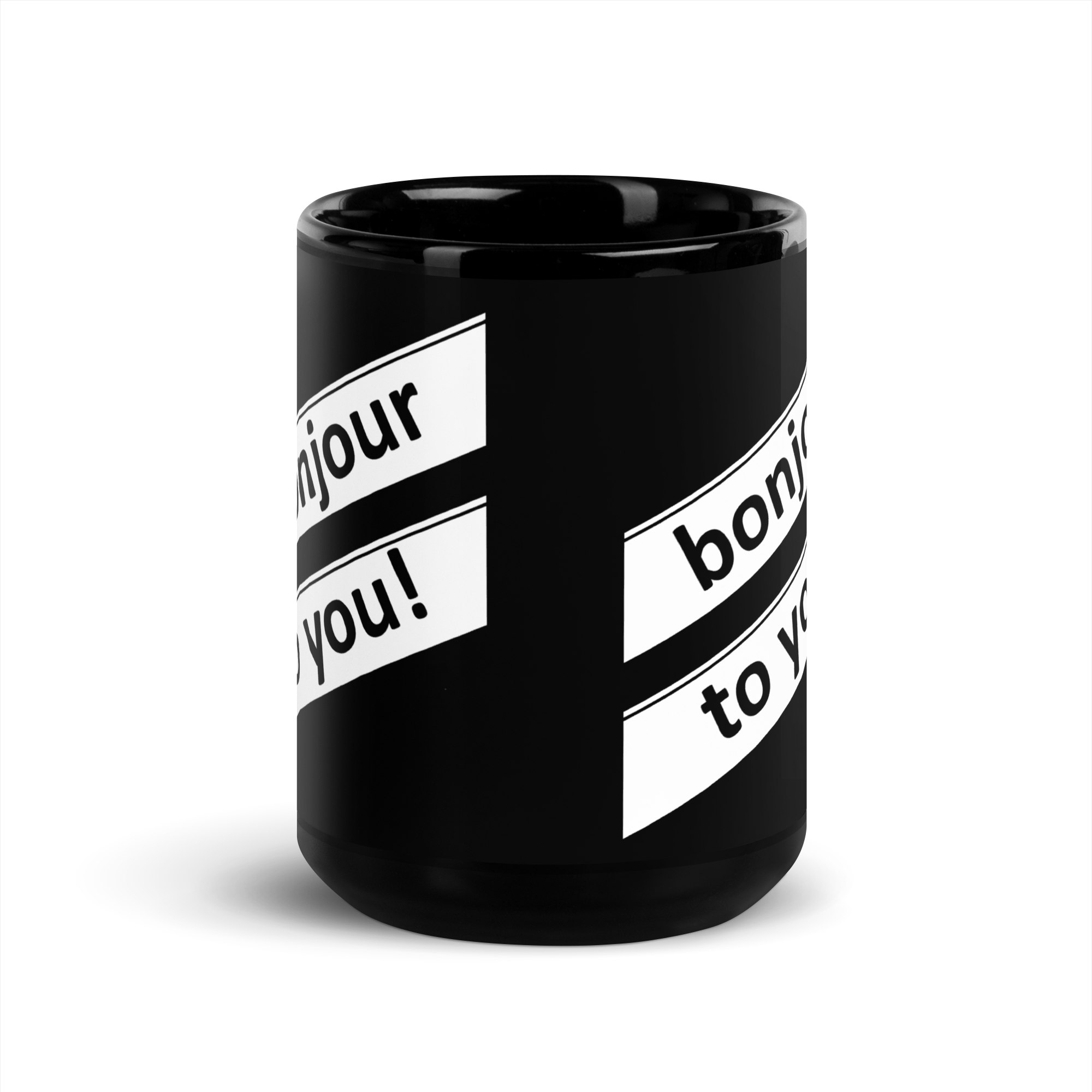 Glossy Mug Black-Line No.712 "1 of 1K Master-Exclusive" by Léon LeRef