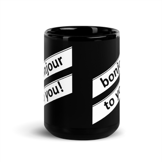 Glossy Mug Black-Line No.712 "1 of 1K Master-Exclusive" by Léon LeRef