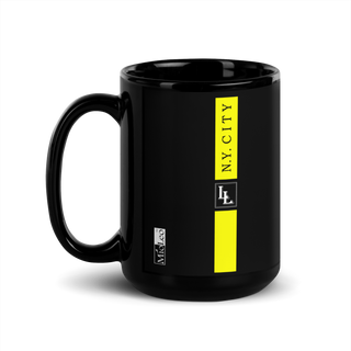 Glossy Mug Black-Line No.700 "1 of 5K" by Léon LeRef