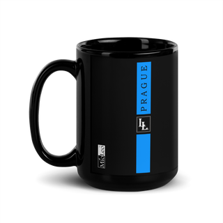 Glossy Mug Black-Line No.707 "1 of 5K" by Léon LeRef