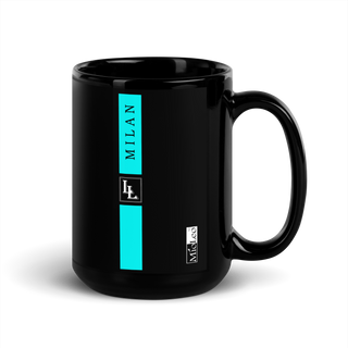 Glossy Mug Black-Line No.710 "1 of 5K" by Léon LeRef