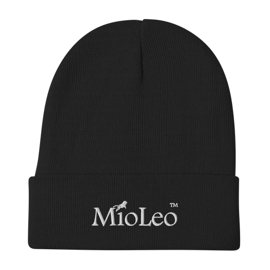 Bestickte Beanie White-Line Nr.550 „unlimited“ von MioLeo