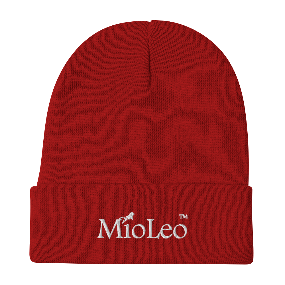 Bestickte Beanie White-Line Nr.550 „unlimited“ von MioLeo