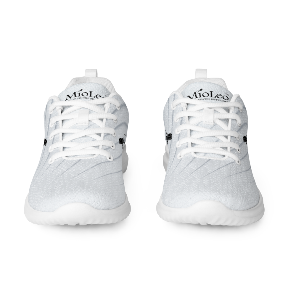 Men’s Athletic Shoes White-Line No.890 "1 of 5K" by MioLeo